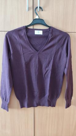 Svetr vínový, c&a,m