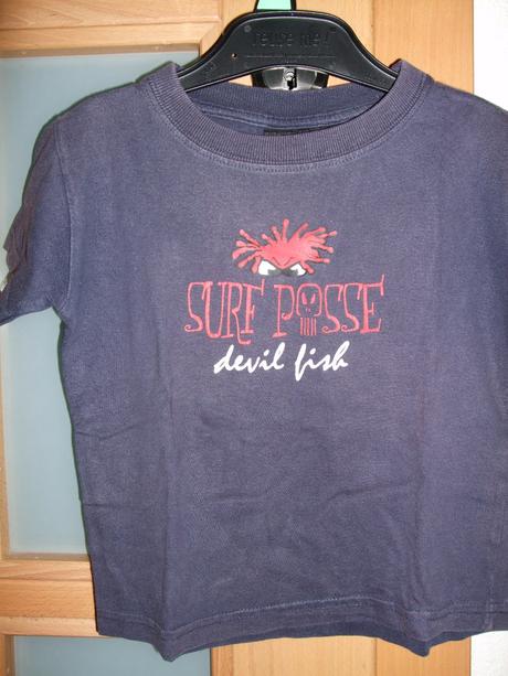 Štýlová košeľa + tričko devil fish, 104