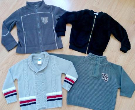 Chlapecké mikiny a svetr vel.110,116,122, cherokee,110