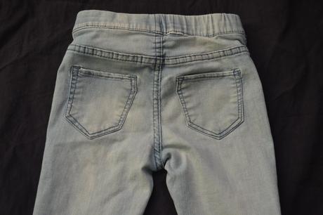 Elastické rifle h&m v.104, h&m,104