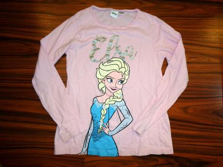Krásné růžové tričko frozen - elsa146/152, disney,146