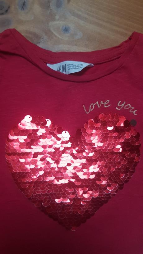 2 x triko s dl. rukávem c&a a h&m, h&m,110