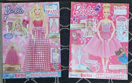 Sada s barbie a chelsea a s časopismi,
