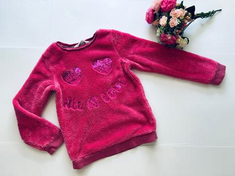 K1/ mikina coral flece - v.122/128, h&m,122
