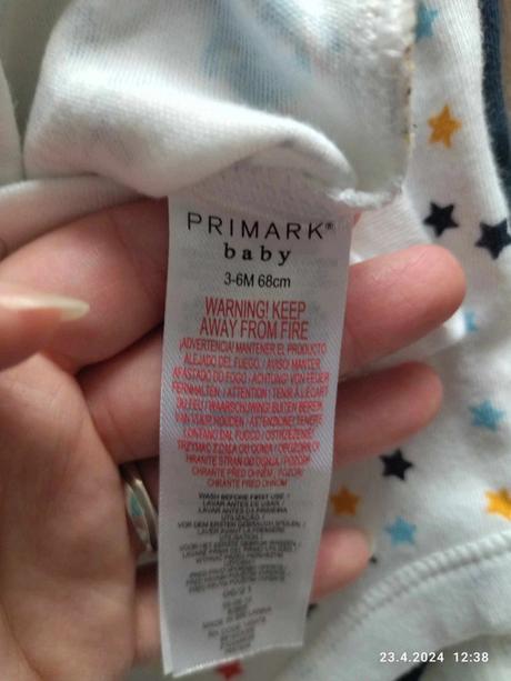 Body chlapecké 4x vel.62/68 monsters, primark,62