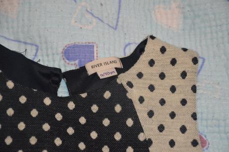 140 146 152 teplé úpletové šaty, river island,146