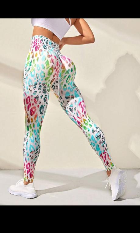 Shein sportovní legíny s širokým pasem, m