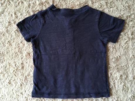 Modré tričko s papouškem, vel. 86, carter's,86