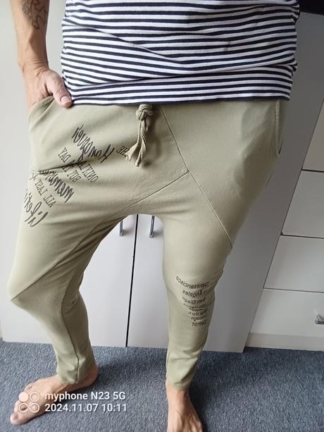 Harémky - nasrávačky khaki,