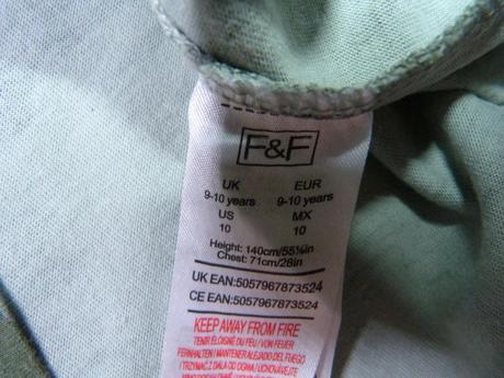 Maskáčové bavlněné tričko vel. 140, f&f,140