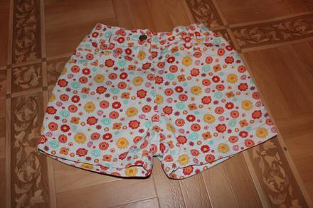 Dívčí kraťasy s kapsičkami květy vel. 86 - 92, ladybird,86