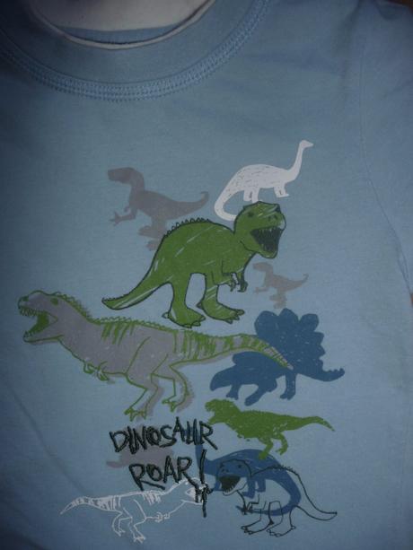 Modré tríčo tu s dinosaury vel.12-18m-vel.86, tu,86