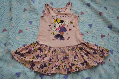 116 122 128 134 letní šaty s minnií, disney,128