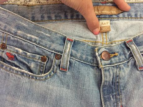 Riflové 3/4 abercrombie&fitch, abercrombie&fitch,28