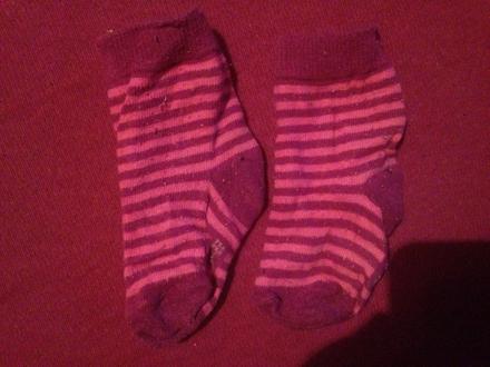 Dívčí ponožky proužky, 19