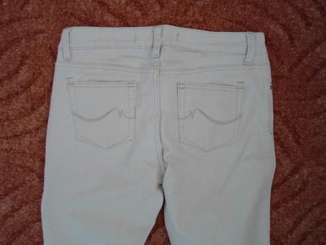 Béžové kalhoty rifle džíny, next,38