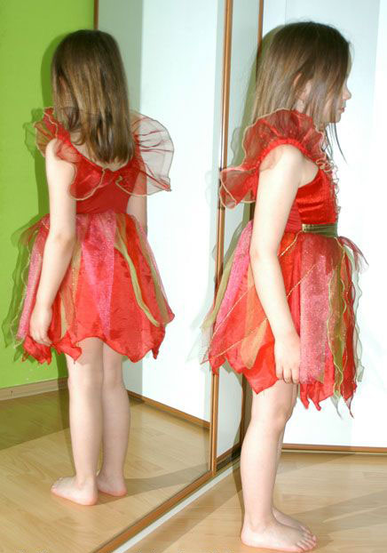 Karnevalové šaty podzimní víla, 