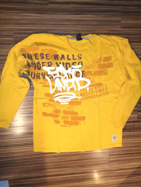 Super žluté silnější tričko nebo mikina, xl