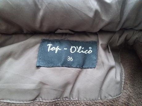 Hnědá zateplená vesta, 36