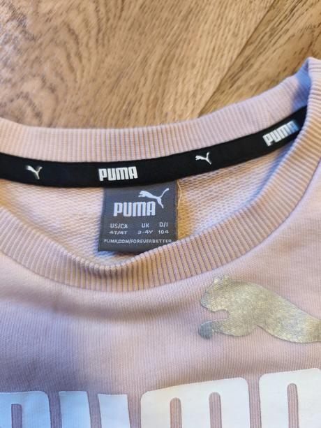 Starorůžová mikina puma, puma,104
