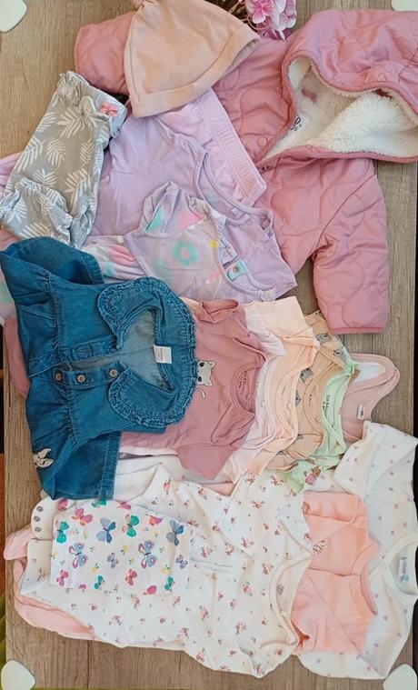 Mega mimi holcici set 19ks s bundickou, 68–80