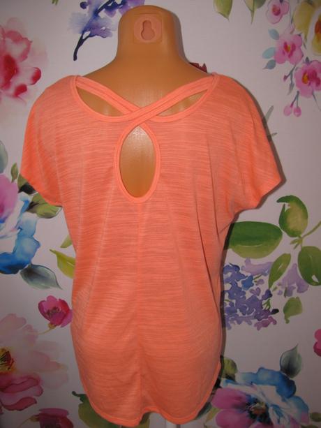 Dámské pružné tričko,barva lososová, m