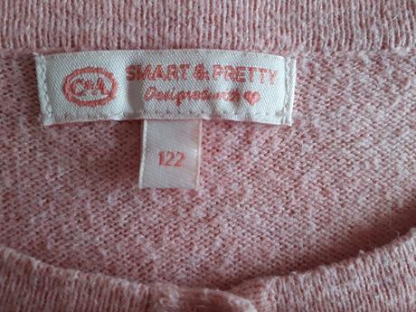 Dívčí svetr, svetřík, svetýrek, vel.122, c&a, c&a,122