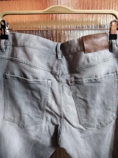 Šedé chlapecké  rifle, denim,170