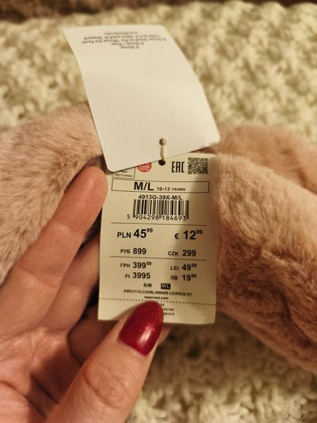 Plyšové bačkory minnie disney 37/38, reserved,38