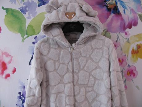 Luxusní fleecový spací overal s kapucí, 146