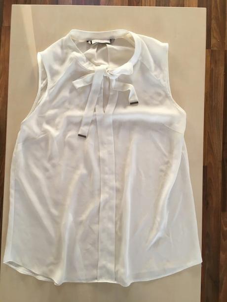 Bílá halenka s vázačkou, vel xl a více, principle, principles,xl