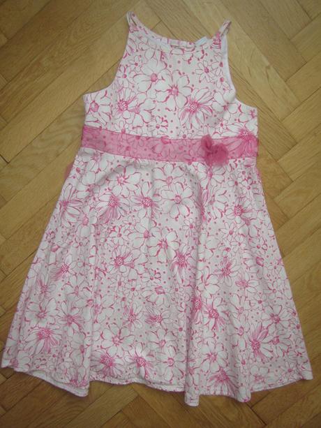 2x letní šaty, 122, adams,122