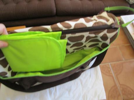 Nová přenosná hnědá taška na kočárek apod., 