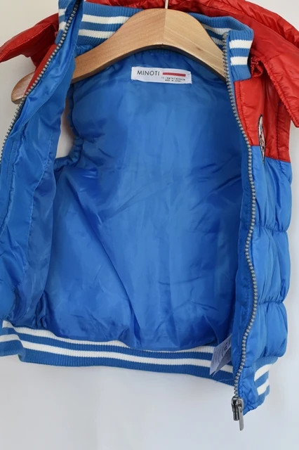 Zateplená vesta vel. 12 - 18 m, minoti,86