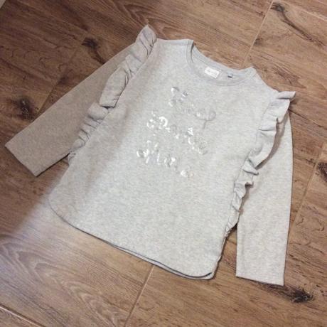 Mikina se stříbrným nápisem next, next,134