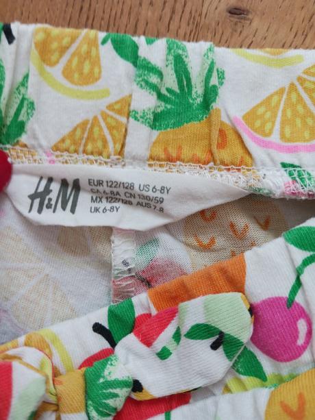 Kraťasky h&m č.122/128, h&m,122