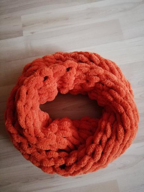 Měkký pletený nákrčník puffy (barva na přání), 