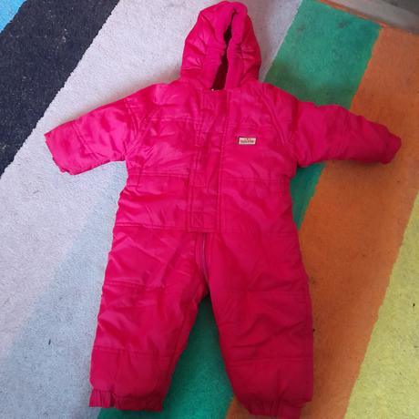 Kombinéza červená zateplená flísem, 86