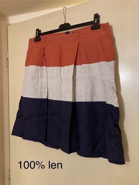 Lněná sukně esprit / vel. 42, esprit,xl
