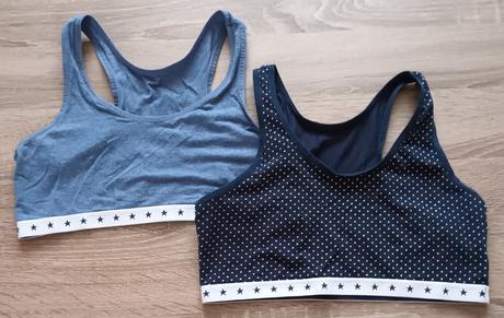 Dívčí sportovní podprsenky modré tchibo, tchibo,170
