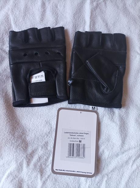 Kožené bezprsté rukavice, m