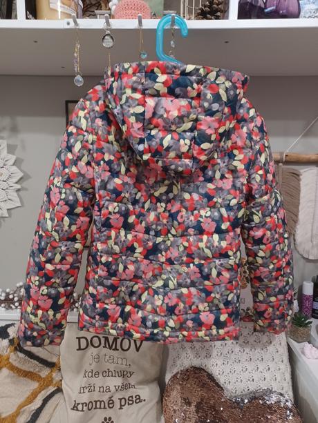 Lístečková prošívaná bunda zara 164 / xs-s, 164