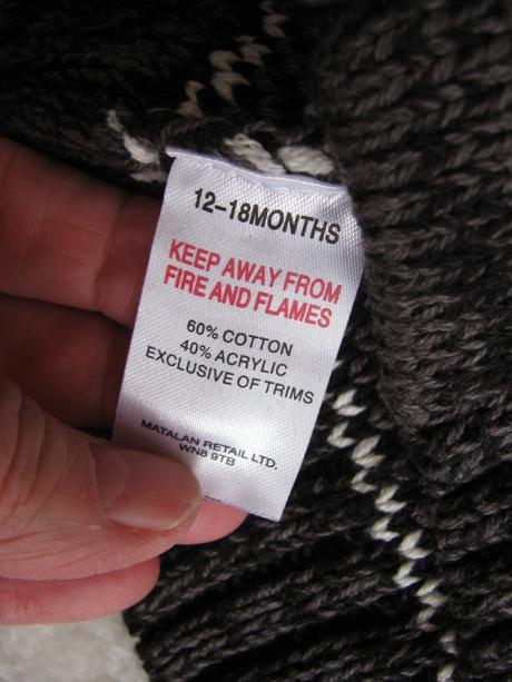 Krásný šedo černý chlapecký svetr matalan, matalan,86