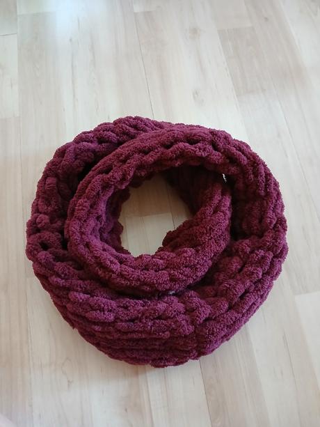 Měkký pletený nákrčník puffy (barva na přání), 