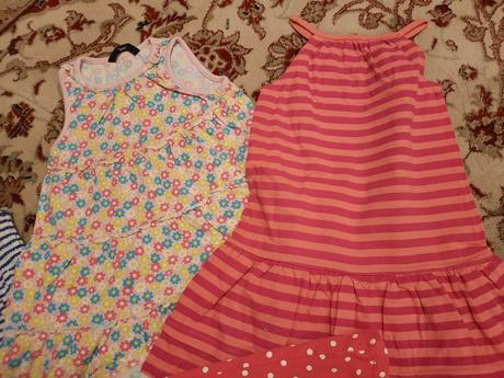 4x letní šatičky, 98