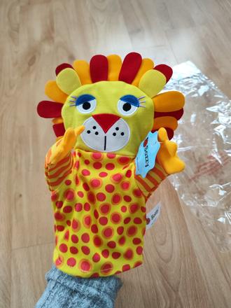 Maňásek na ruku - lev, 