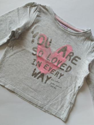 Dívčí tričko s třpytkami, f&f,86