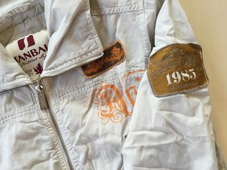 Nová krátká bunda s kulatými kapsami, vel s/m, san, m