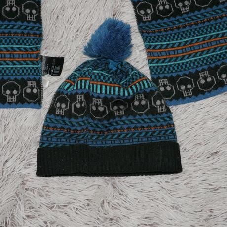 Sala a cepice s lebkami - piratsky set 110/128, h&m,110