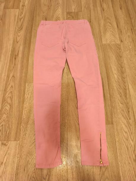 Světle růžové džíny slimky, lindex,170